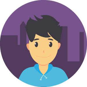 Avatar flat portrait